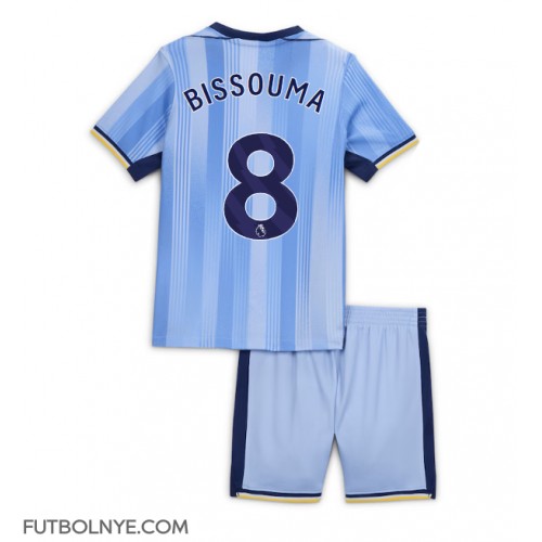 Camiseta Tottenham Hotspur Yves Bissouma #8 Visitante Equipación para niños 2024-25 manga corta (+ pantalones cortos)